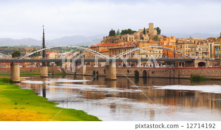Tortosa. Ebro river and Suda Castle 12714192