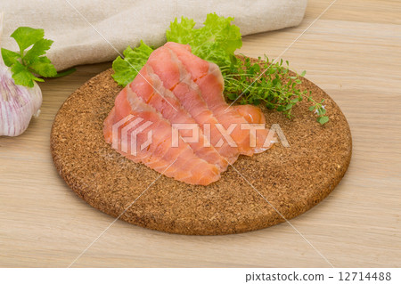 Sliced salmon 12714488