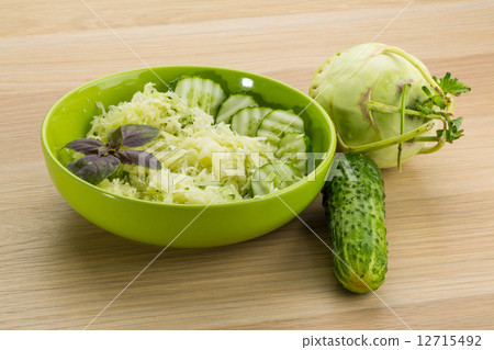 Kohlrabi salad Kohlrabi salad 12715492