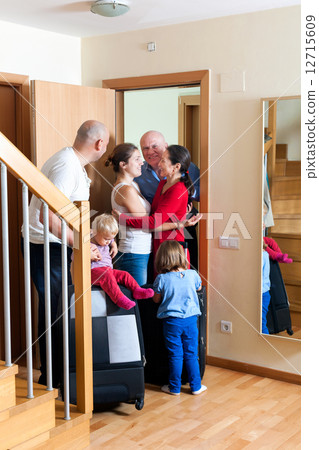 Family meeting relatives 12715609