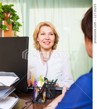 Mature woman with sad face Mature woman with sad face 12716205