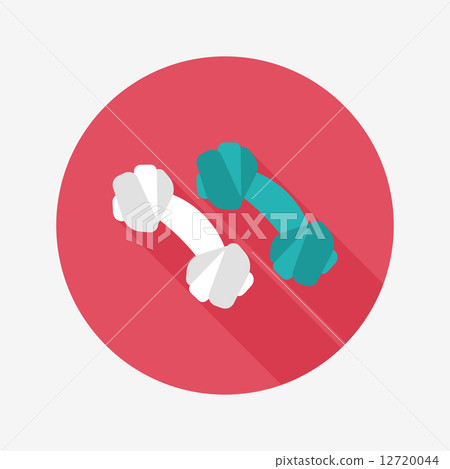 Pet bone flat icon with long shadow,eps10 Pet bone flat icon with long shadow,eps10 12720044