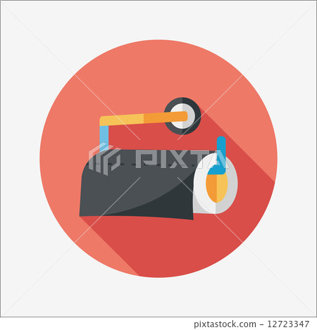 kitchenware paper flat icon with long shadow,eps10 kitchenware paper flat icon with long shadow,eps10 12723347