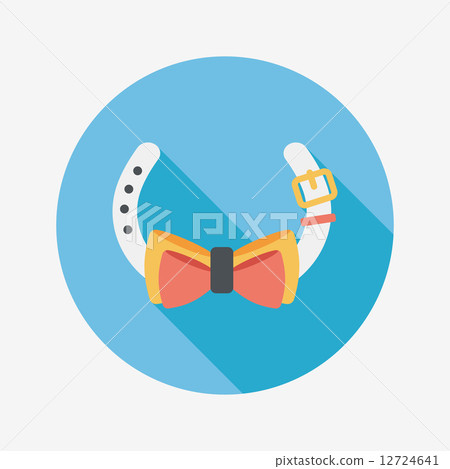 Pet dog chains flat icon with long shadow,eps10-插圖素材 [12724641] - PIXTA圖庫