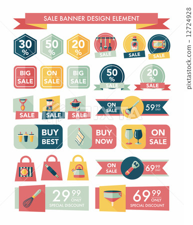Kitchen sale banner design flat background,eps10 Kitchen sale banner design flat background,eps10 12724928