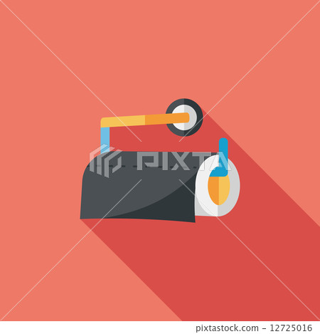 kitchenware paper flat icon with long shadow,eps10 12725016
