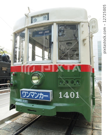 Tram line 1400 type bogie car 12725805