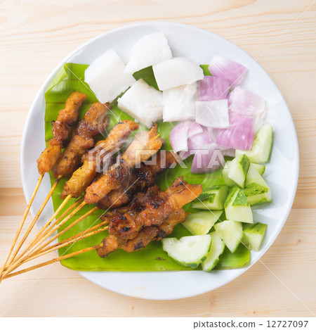 Asian food chicken satay Asian food chicken satay 12727097