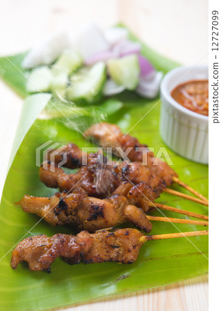 Asian food satay 12727099