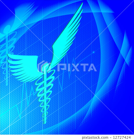 Illustration of heart beats 12727424