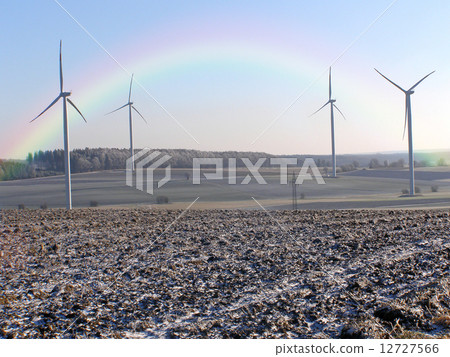 wind wheels with rainbow wind wheels with rainbow 12727566