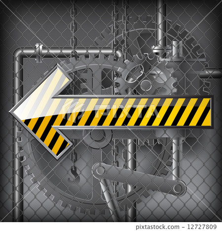 Yellow arrow 12727809