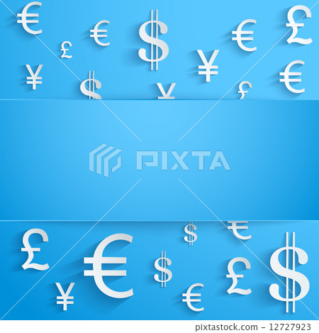 Business background with money Currency symbols Business background with money Currency symbols 12727923