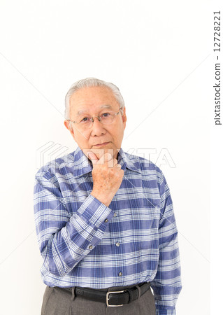 Thinking senior 12728221