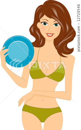 Frisbee Girl 12728548