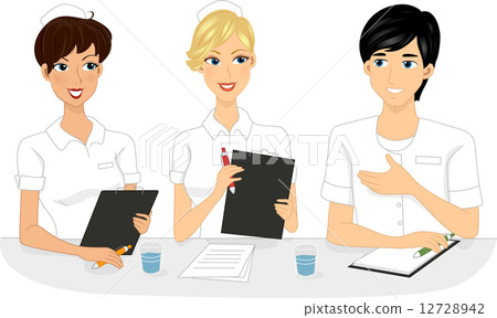 Nurse Meeting - Stock Illustration [12728942] - PIXTA