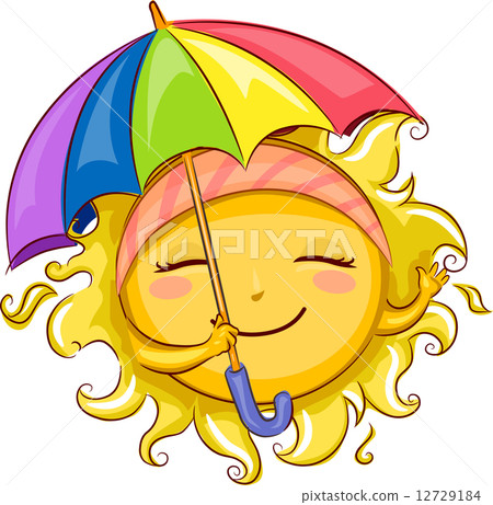 Sun Holding Umbrella Sun Holding Umbrella 12729184