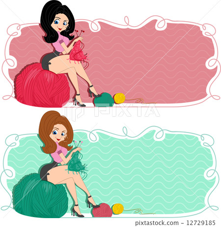 Knitting Web Banner Knitting Web Banner 12729185