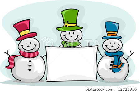 Snowman Banner Snowman Banner 12729910