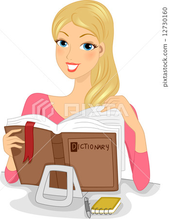 插图素材: dictionary day