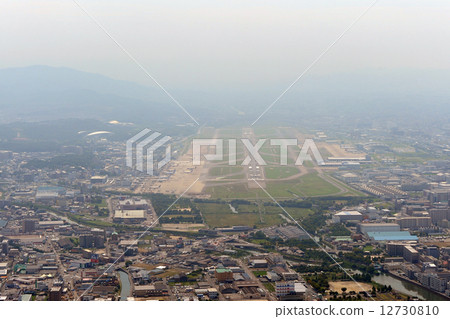 Aerial view of Fukuoka Airport 12730810