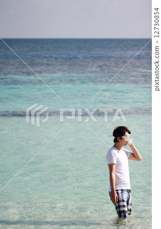 Snorkel(馬爾代夫海灘度假村Sea Vacances Paradise海外游泳衣Nankoku) Snorkel(馬爾代夫海灘度假村Sea Vacances Paradise海外游泳衣Nankoku) 12730854