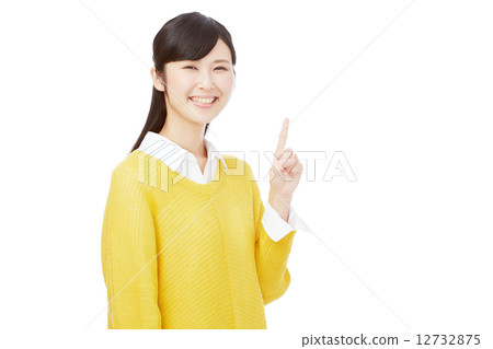 Female pointing 12732875