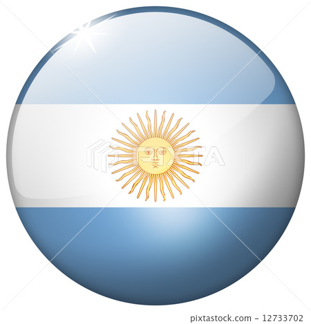 Argentina Round Glass Button Argentina Round Glass Button 12733702
