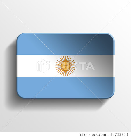 Argentina 3D button 12733703