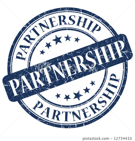 PARTNERSHIP blue stamp PARTNERSHIP blue stamp 12734410