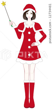 Female Santa explanation 12734481