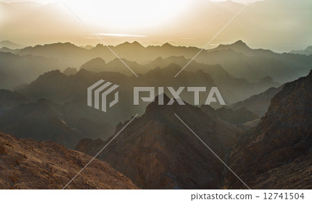 Sunrise over Red sea 12741504