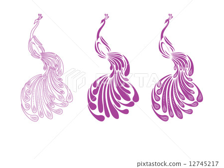 Vector peacock 12745217