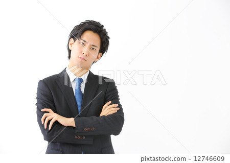 Think · Male businessman Think · Male businessman 12746609