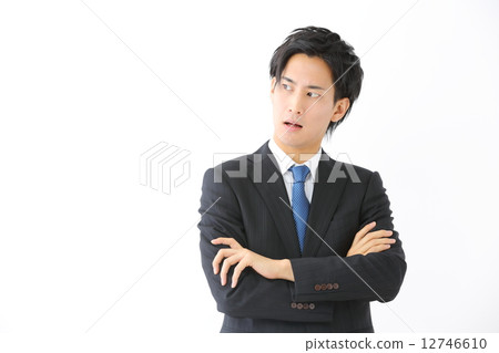 Think · Male businessman Think · Male businessman 12746610