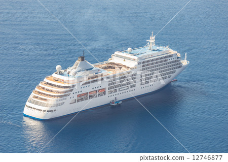 Luxury cruise ship. Luxury cruise ship. 12746877