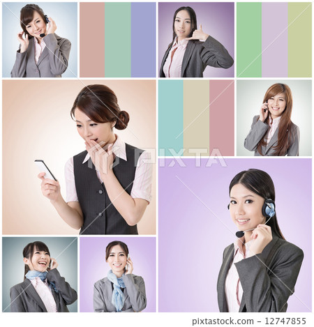 business woman talk 12747855