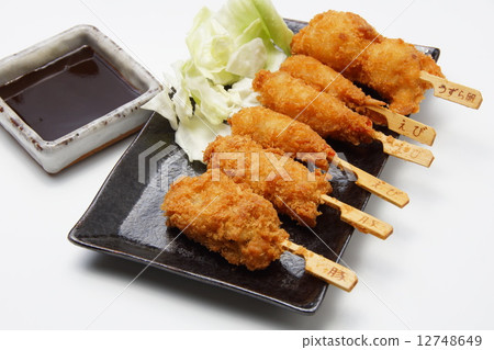 Deep-fried skewers 12748649