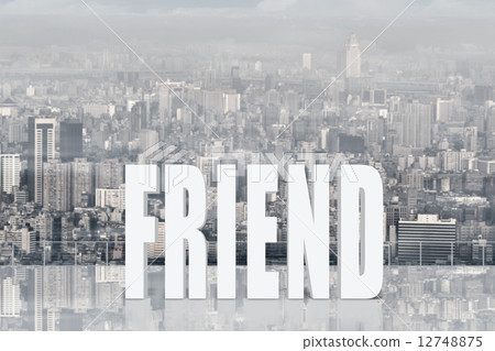 Concept of partner, assist, member 12748875