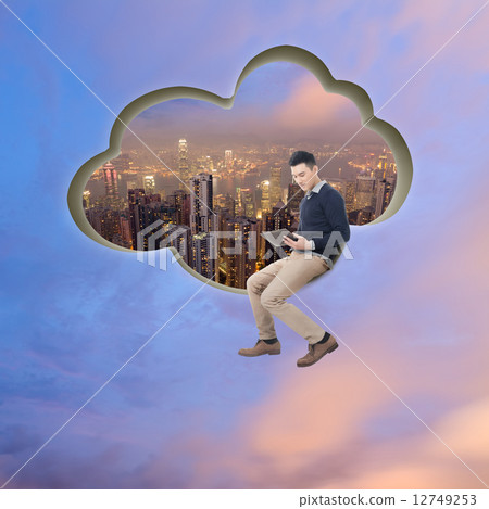 Cloud concept 12749253