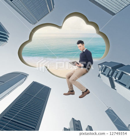 Cloud concept 12749354