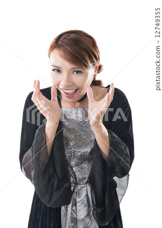 Asian witch woman Asian witch woman 12749355