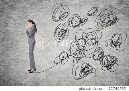 Confused concept 12749765