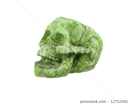 Single old skull isolated 12752092