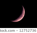 粉紅色的新月 12752736