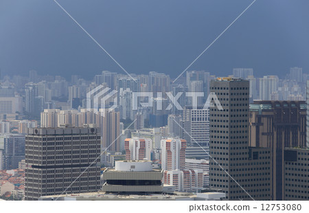 Bird's eye view of Singapore 12753080