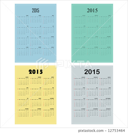 Calendar 2015 design template week starts Sunday. Calendar 2015 design template week starts Sunday. 12753464