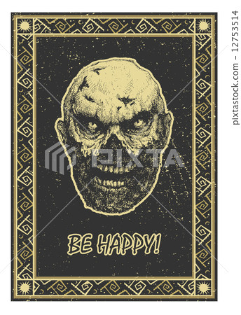 design element for halloween. hand drawn. vector design element for halloween. hand drawn. vector 12753514