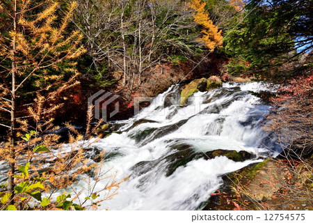 秋天冠瀑布 秋天冠瀑布 12754575