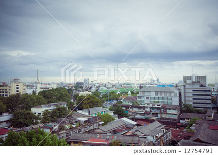 Panorama of Bangkok, Thailand 12754791